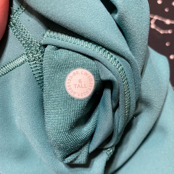 Lululemon Wunder Train High-Rise Tight 31" - Teal Lagoon - Picture 15 of 15